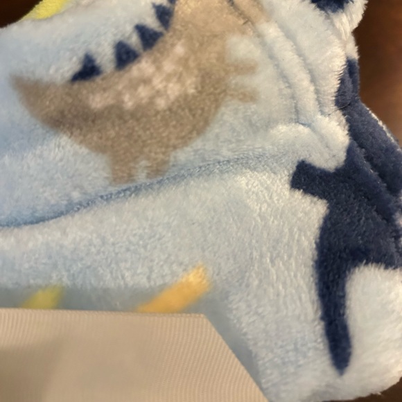 Parents Choice Plush Baby Blanket with Dinosaurs - Picture 2 of 6